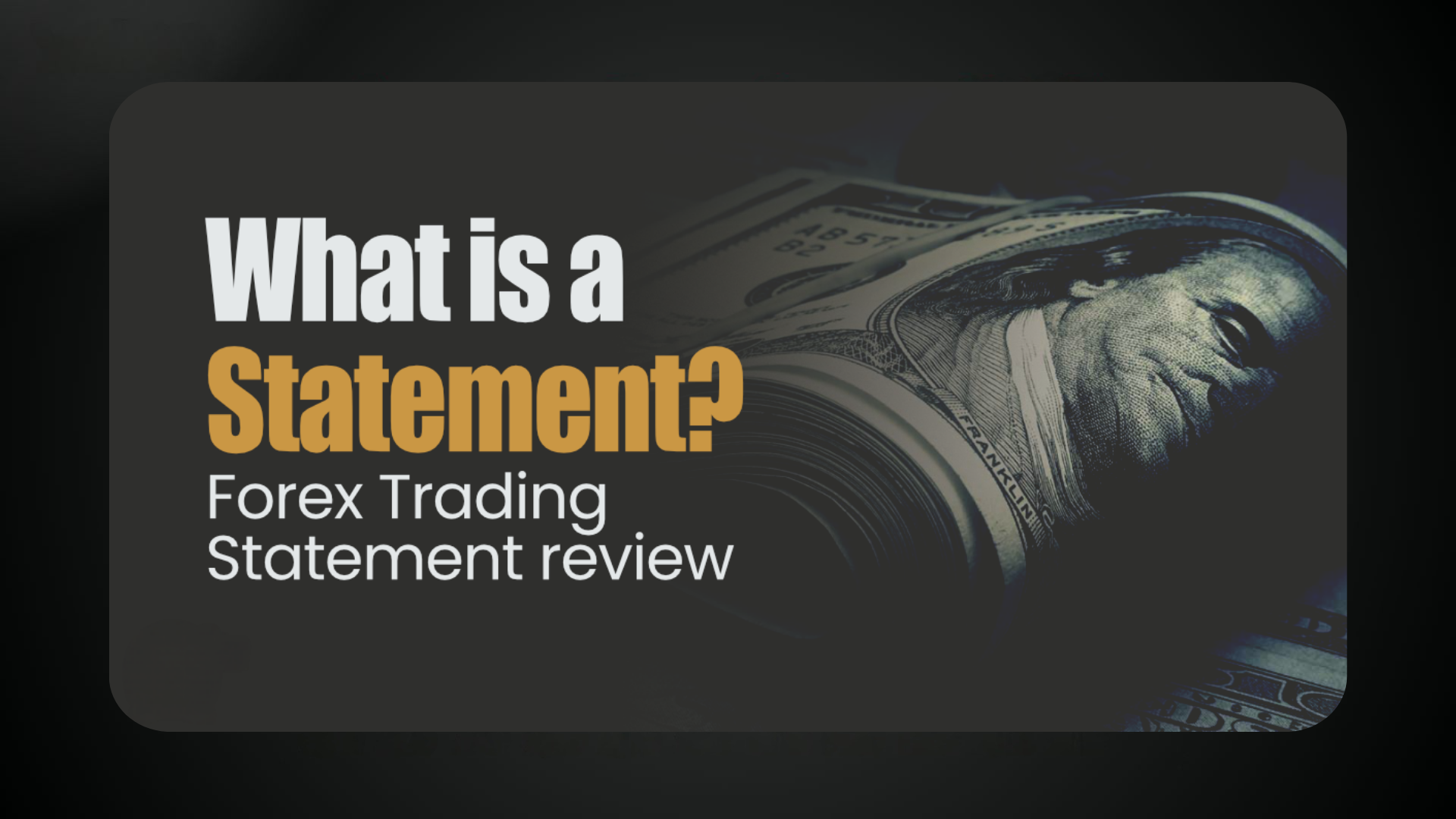 Forex statement 1
